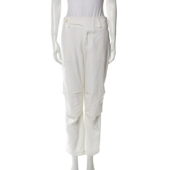 Nells Nelson Cream Virgin Wool Pants – Size M/40IT – High-Rise – Straight Leg - Picture 1 of 8